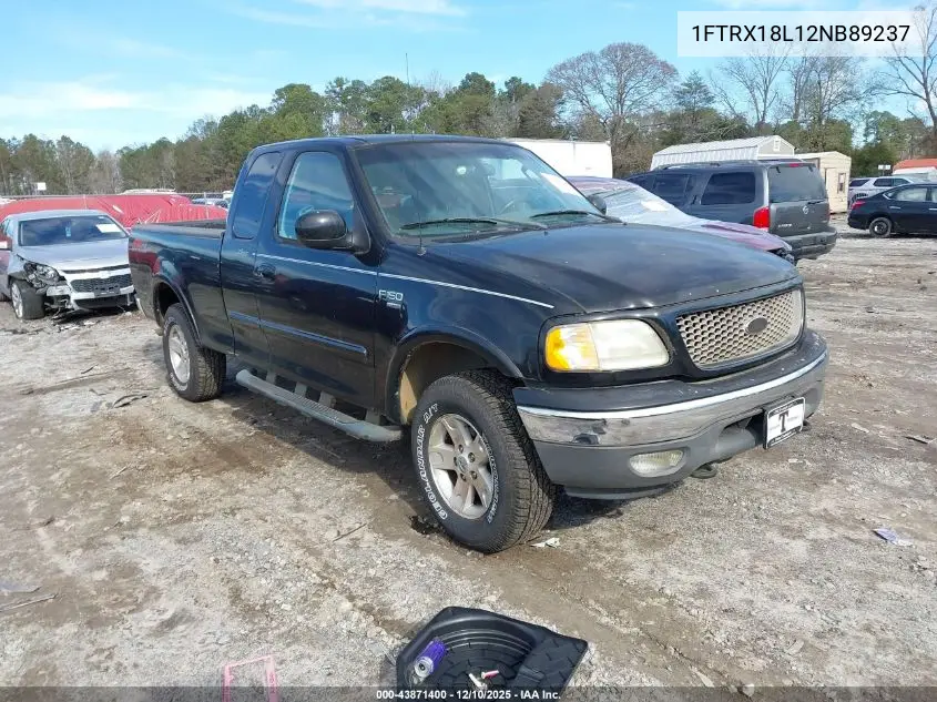 1FTRX18L12NB89237 2002 Ford F-150 Lariat/Xl/Xlt