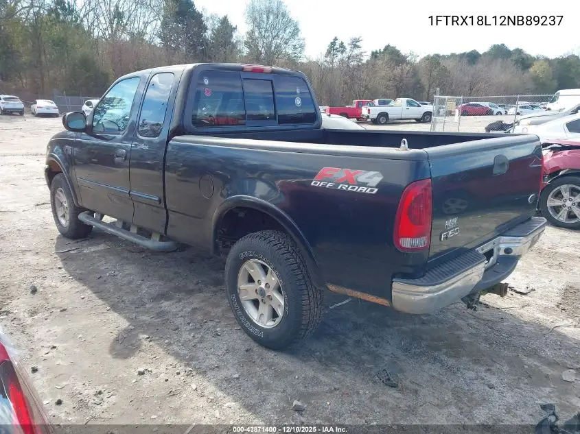 1FTRX18L12NB89237 2002 Ford F-150 Lariat/Xl/Xlt