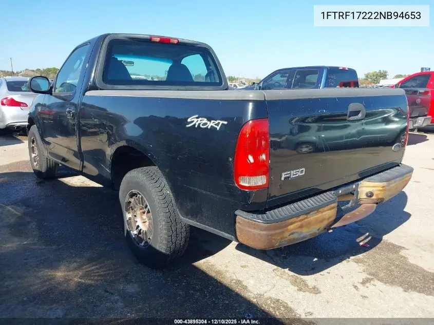 1FTRF17222NB94653 2002 Ford F-150 Xl/Xlt