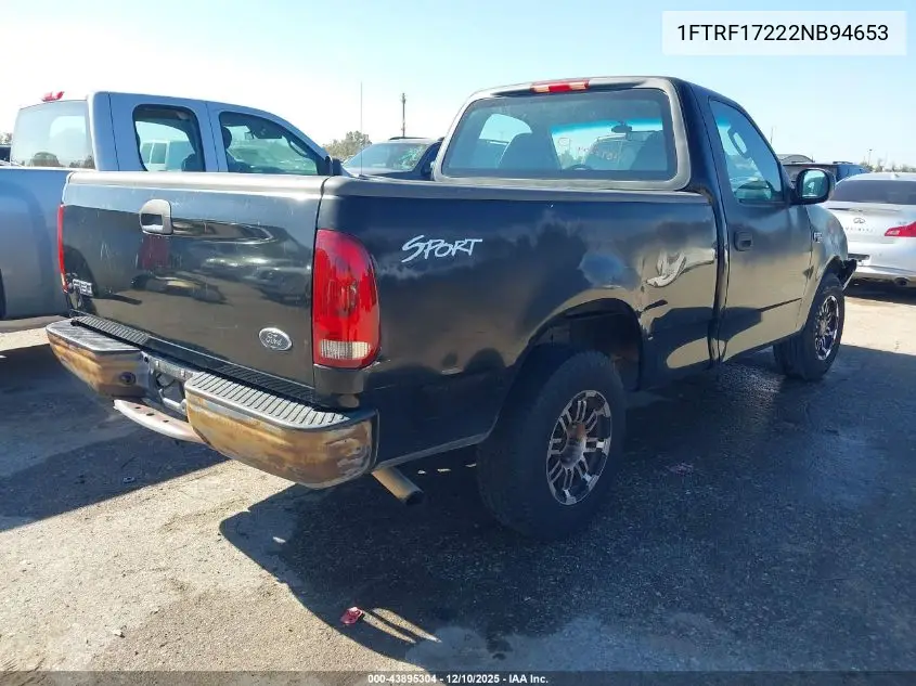 1FTRF17222NB94653 2002 Ford F-150 Xl/Xlt