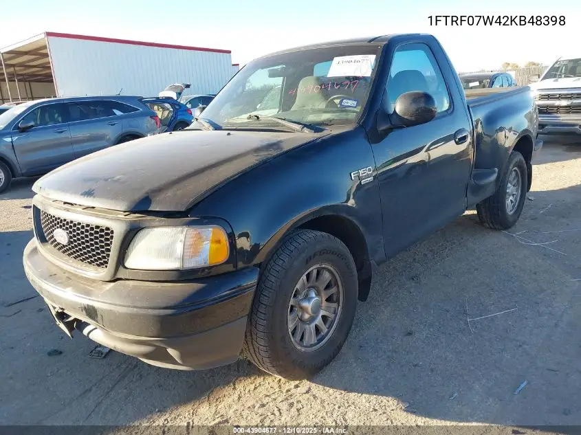 1FTRF07W42KB48398 2002 Ford F-150 Xl/Xlt