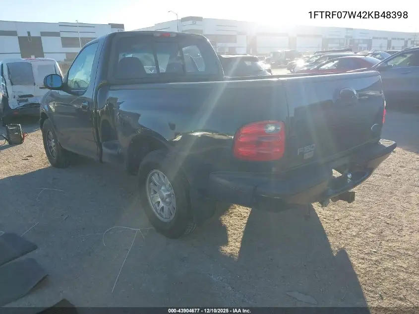 1FTRF07W42KB48398 2002 Ford F-150 Xl/Xlt