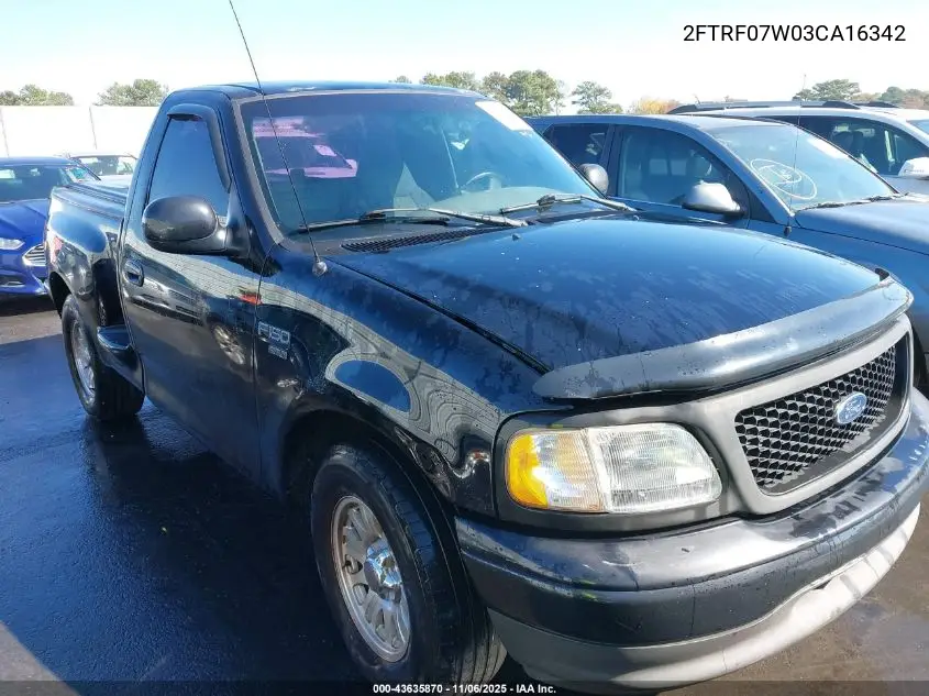 2FTRF07W03CA16342 2003 Ford F-150 Xl/Xlt