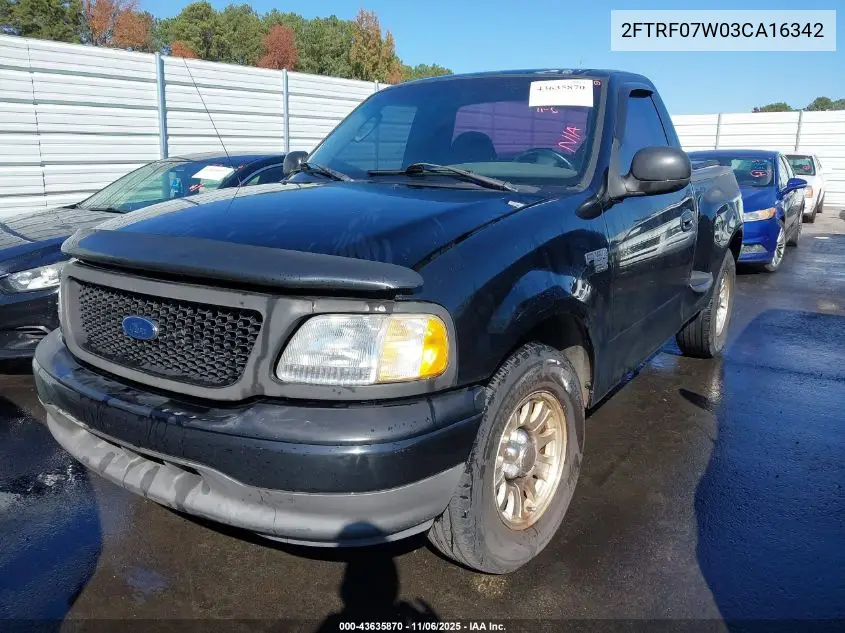 2FTRF07W03CA16342 2003 Ford F-150 Xl/Xlt