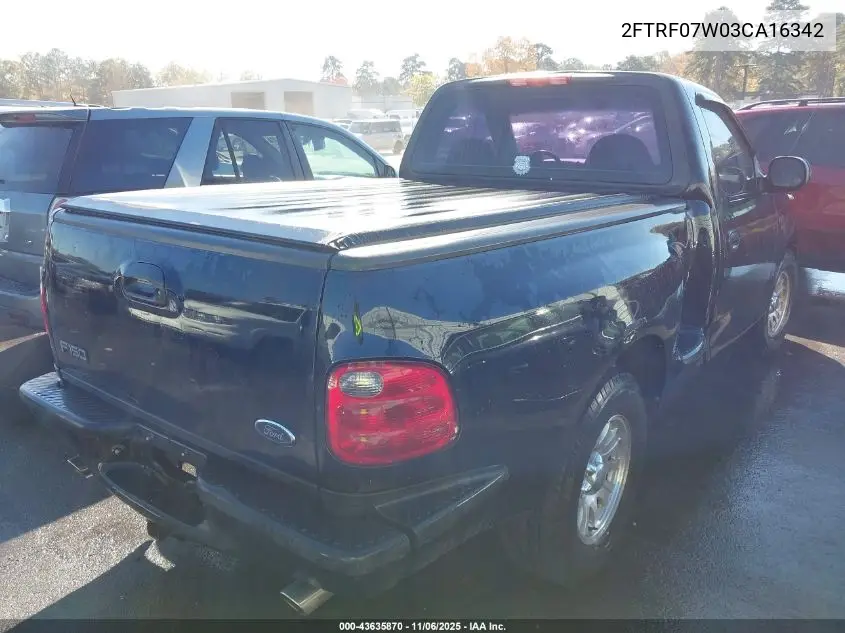 2FTRF07W03CA16342 2003 Ford F-150 Xl/Xlt
