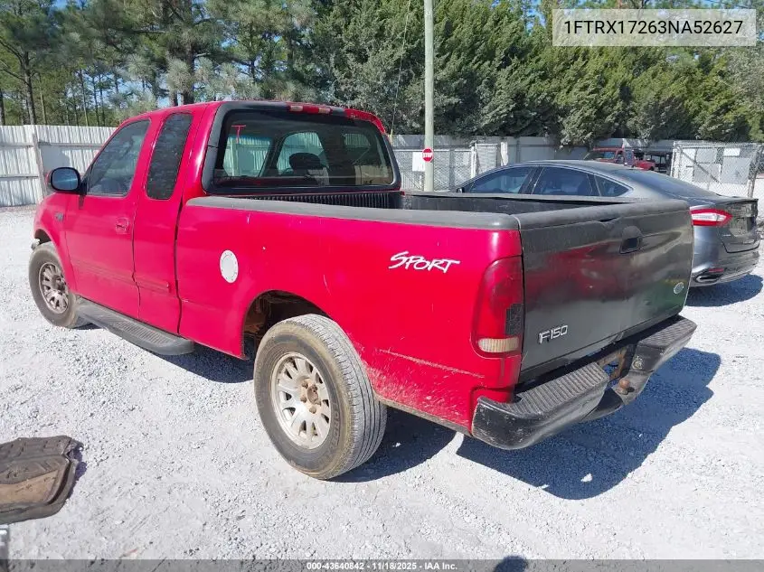 1FTRX17263NA52627 2003 Ford F-150 Xl/Xlt