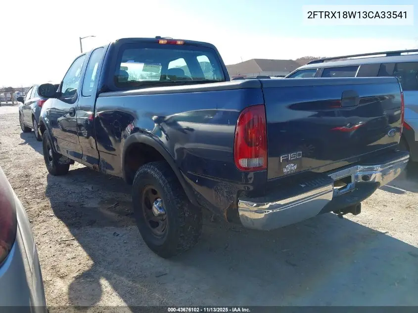 2FTRX18W13CA33541 2003 Ford F-150 Lariat/Xl/Xlt