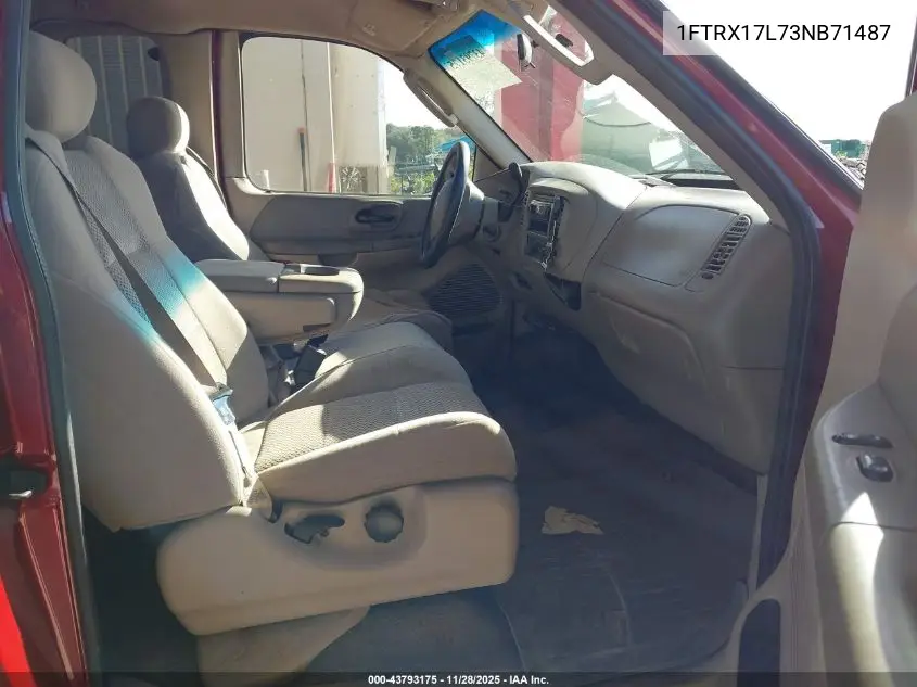 1FTRX17L73NB71487 2003 Ford F-150 Lariat/Xl/Xlt