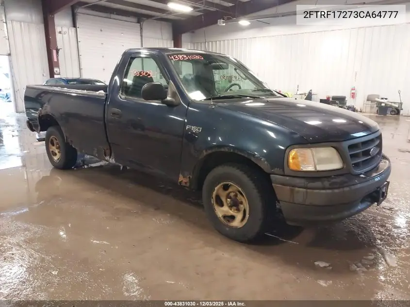 2FTRF17273CA64777 2003 Ford F-150 Xl/Xlt