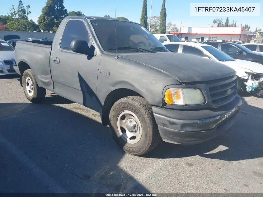 1FTRF07233KA45407 2003 Ford F-150 Xl/Xlt