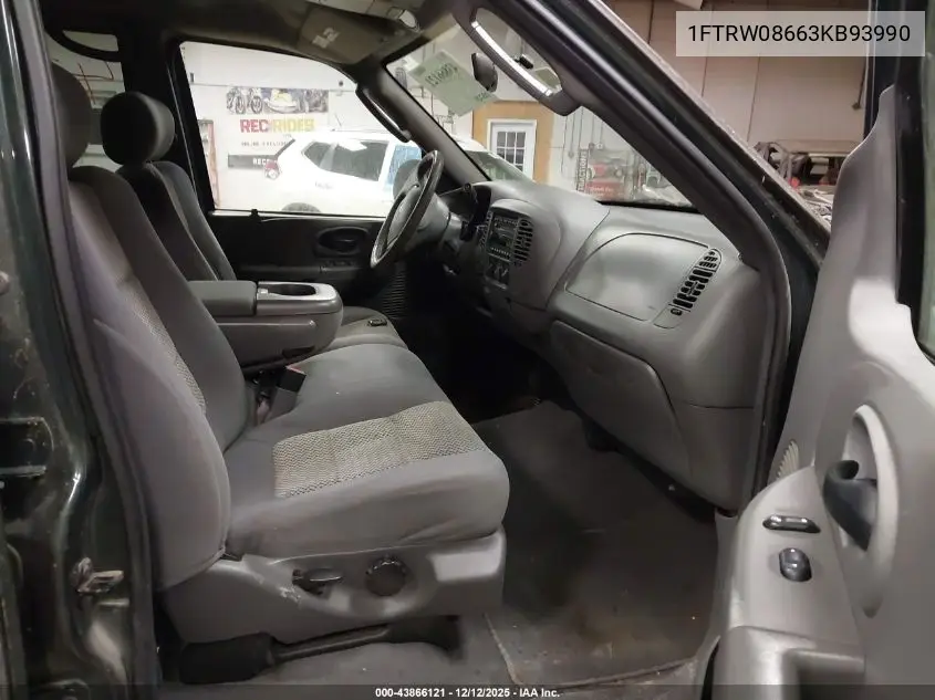 1FTRW08663KB93990 2003 Ford F-150 Lariat/Xlt