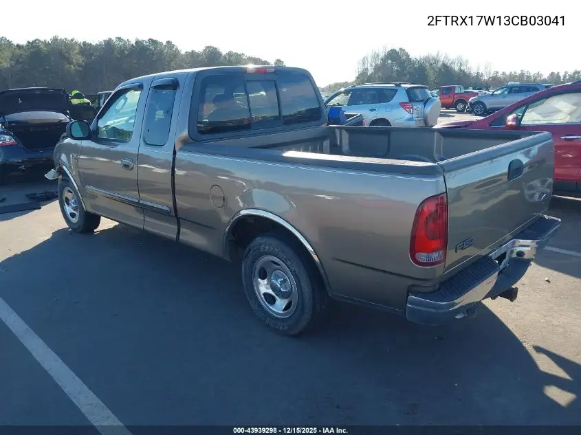 2FTRX17W13CB03041 2003 Ford F-150 Lariat/Xl/Xlt