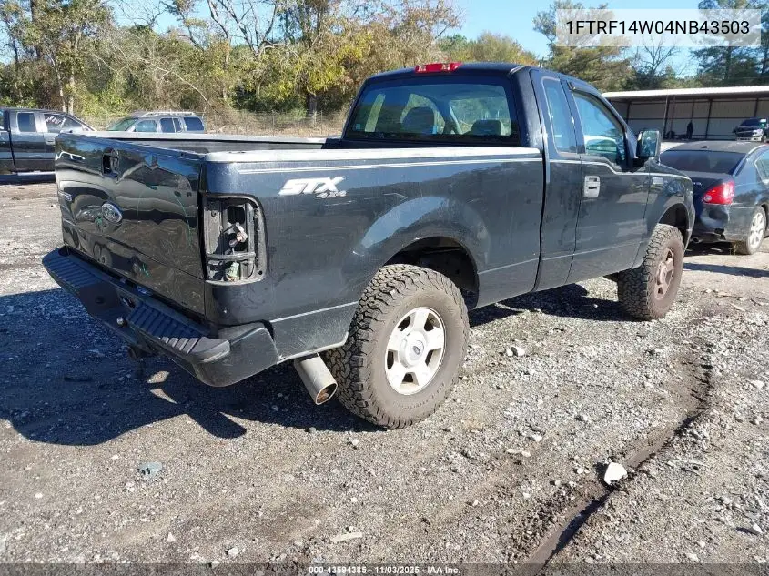 1FTRF14W04NB43503 2004 Ford F-150 Stx/Xl/Xlt