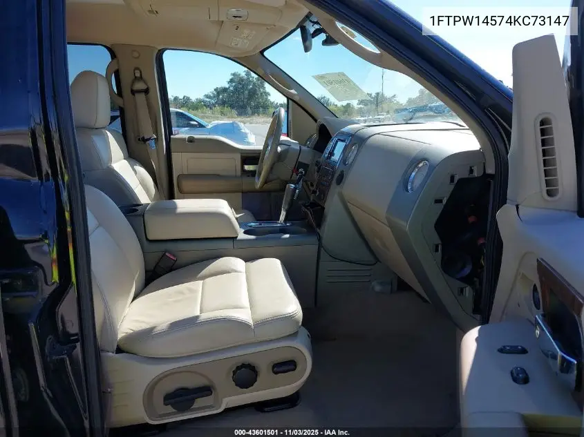 1FTPW14574KC73147 2004 Ford F-150 Fx4/Lariat/Xlt