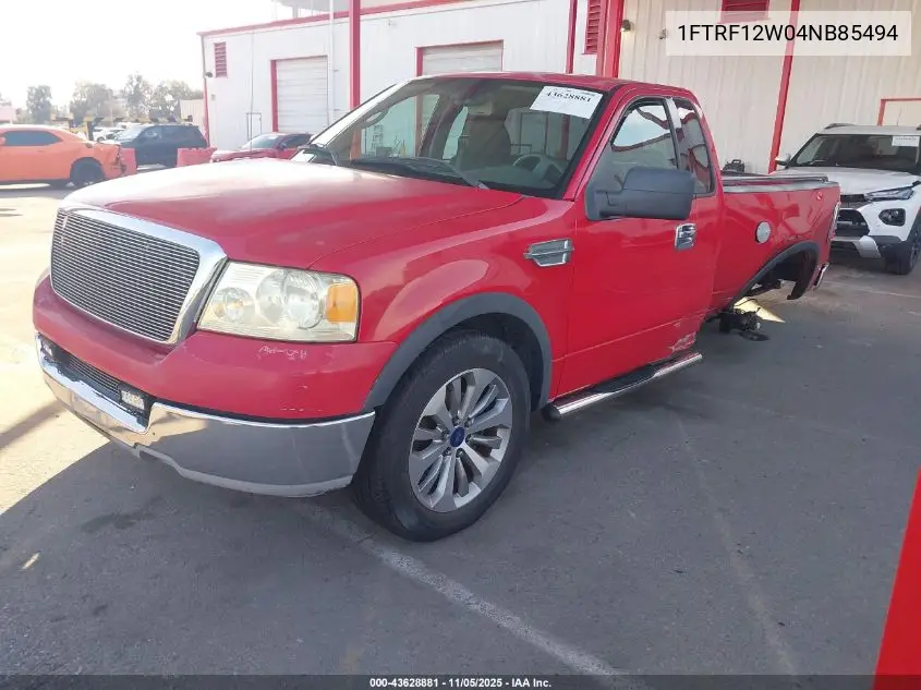 1FTRF12W04NB85494 2004 Ford F-150 Stx/Xl/Xlt