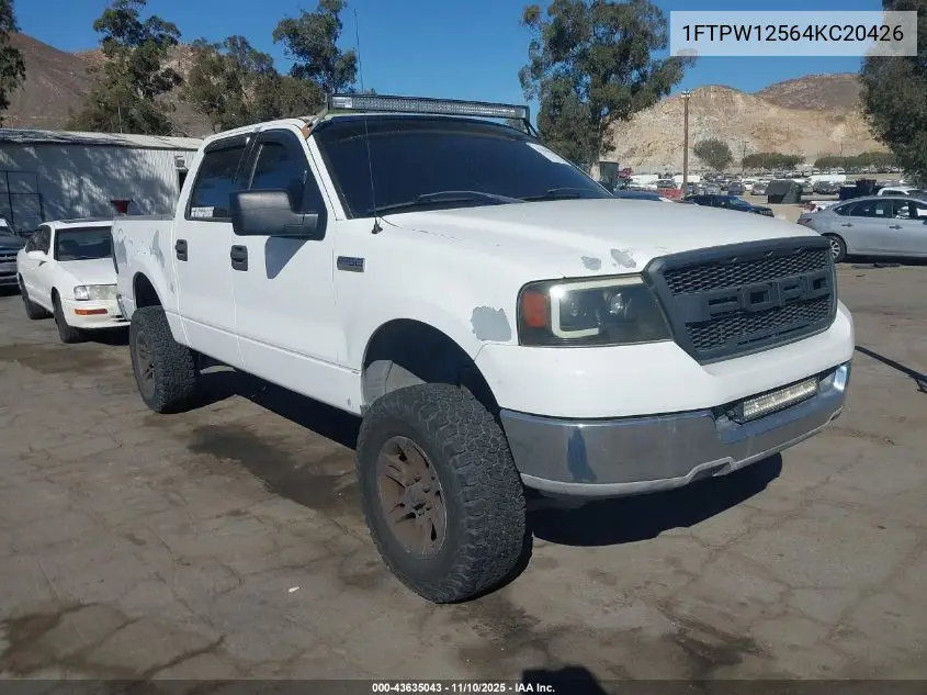 1FTPW12564KC20426 2004 Ford F-150 Lariat/Xlt