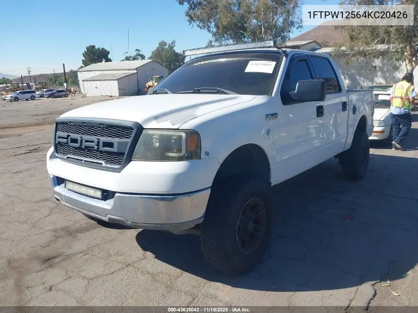 1FTPW12564KC20426 2004 Ford F-150 Lariat/Xlt