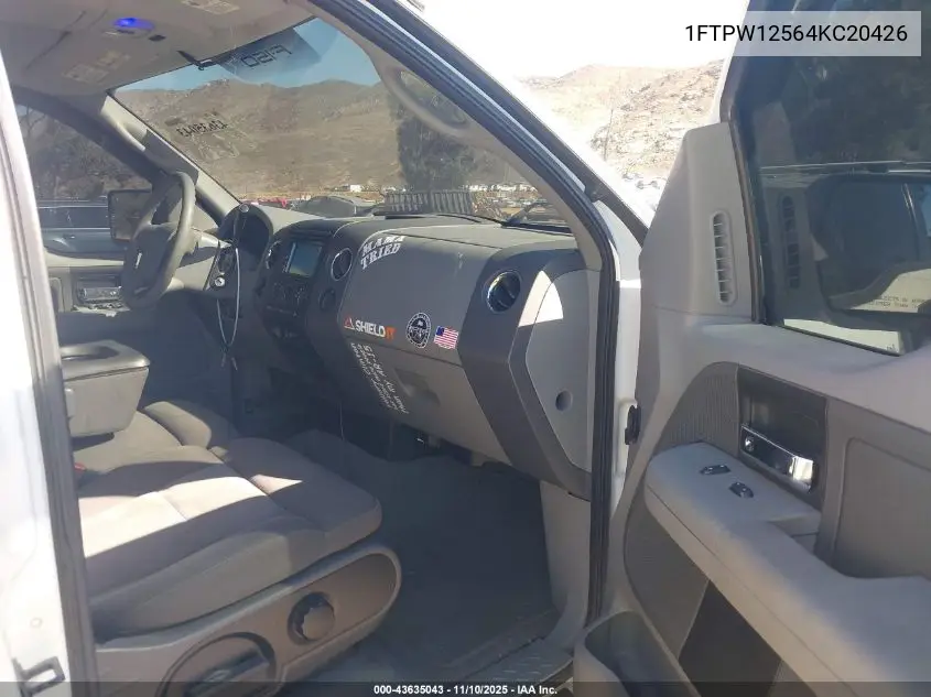 1FTPW12564KC20426 2004 Ford F-150 Lariat/Xlt