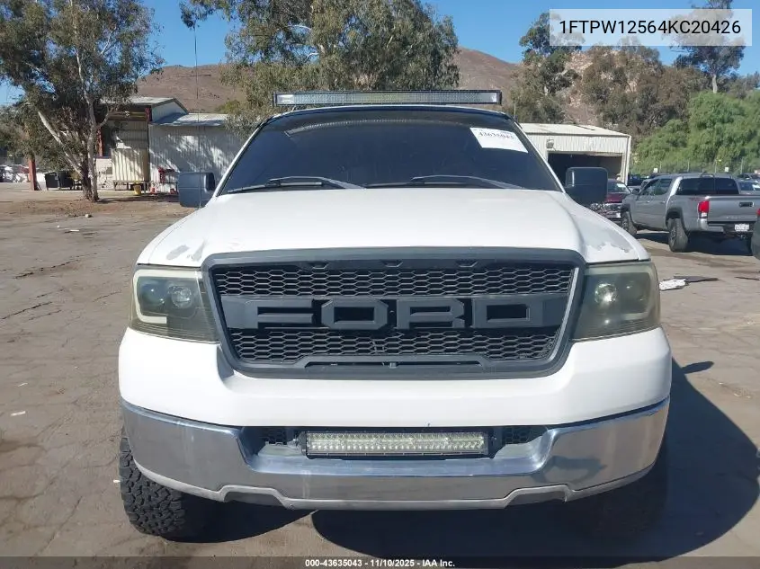 1FTPW12564KC20426 2004 Ford F-150 Lariat/Xlt