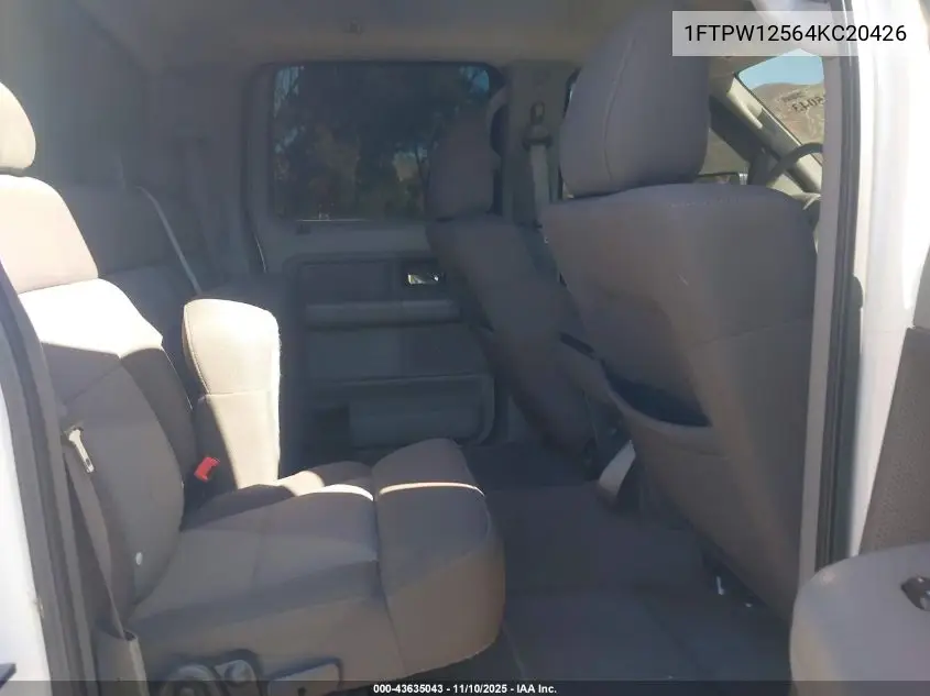 1FTPW12564KC20426 2004 Ford F-150 Lariat/Xlt