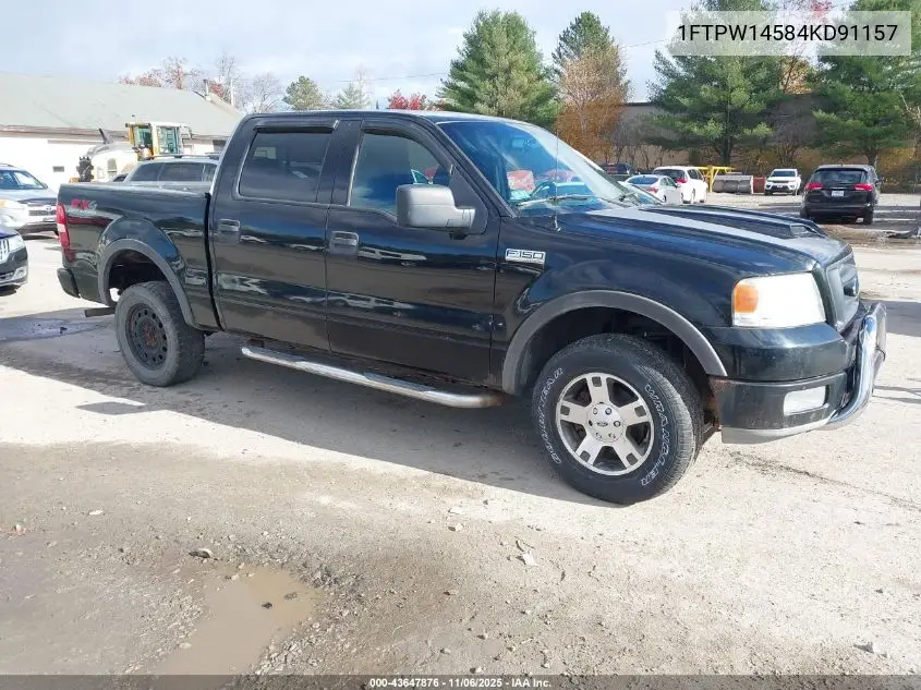 1FTPW14584KD91157 2004 Ford F-150 Fx4/Lariat/Xlt