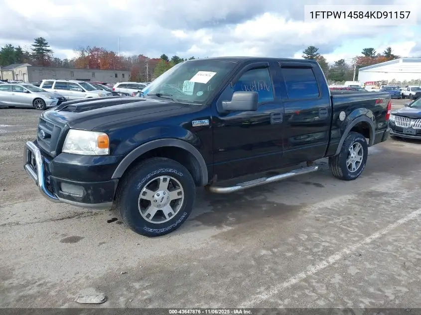 1FTPW14584KD91157 2004 Ford F-150 Fx4/Lariat/Xlt