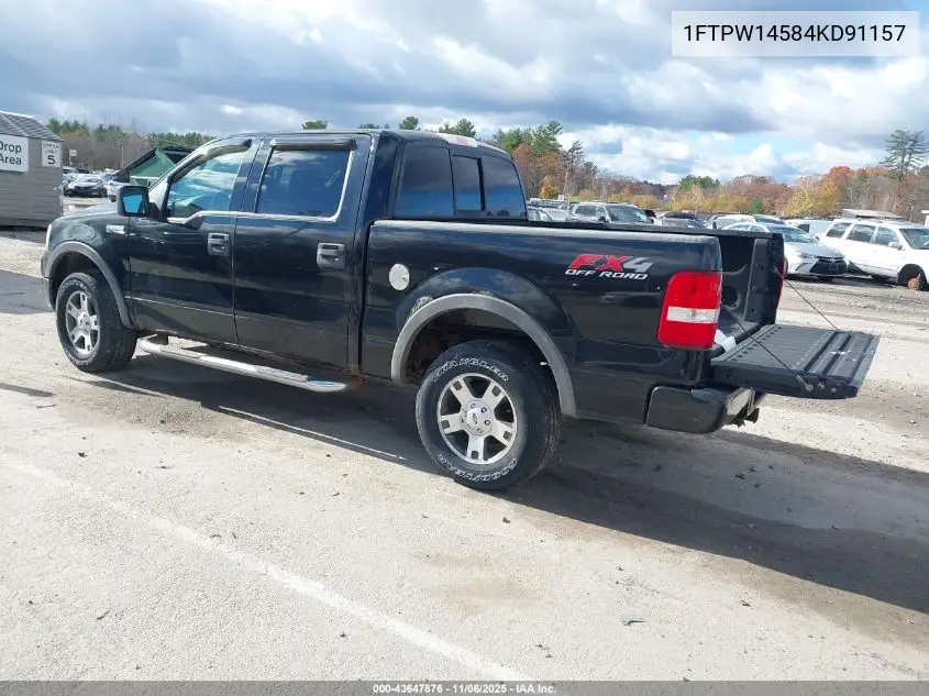 1FTPW14584KD91157 2004 Ford F-150 Fx4/Lariat/Xlt