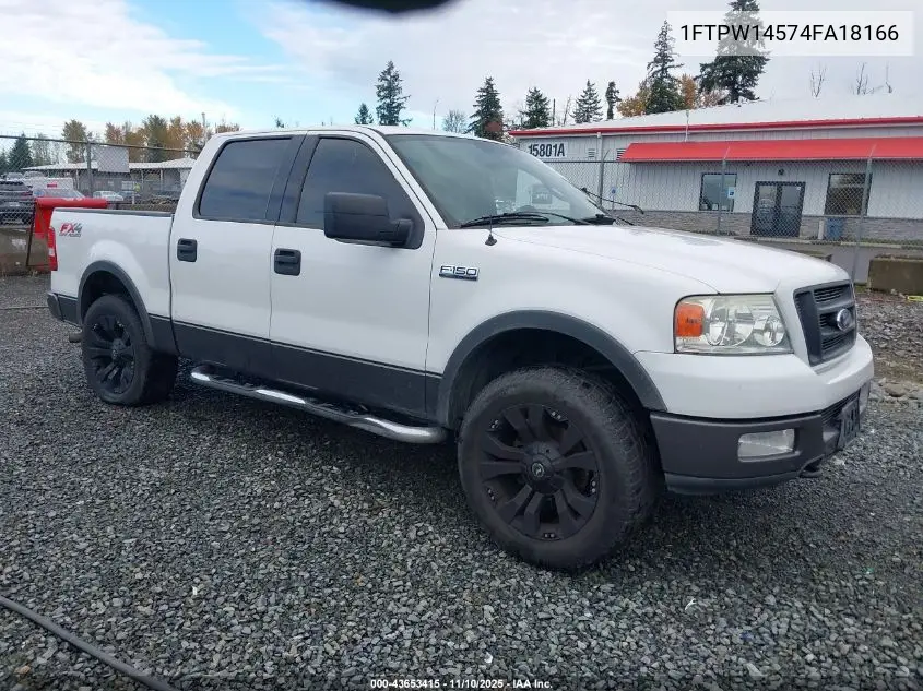 1FTPW14574FA18166 2004 Ford F-150 Fx4/Lariat/Xlt