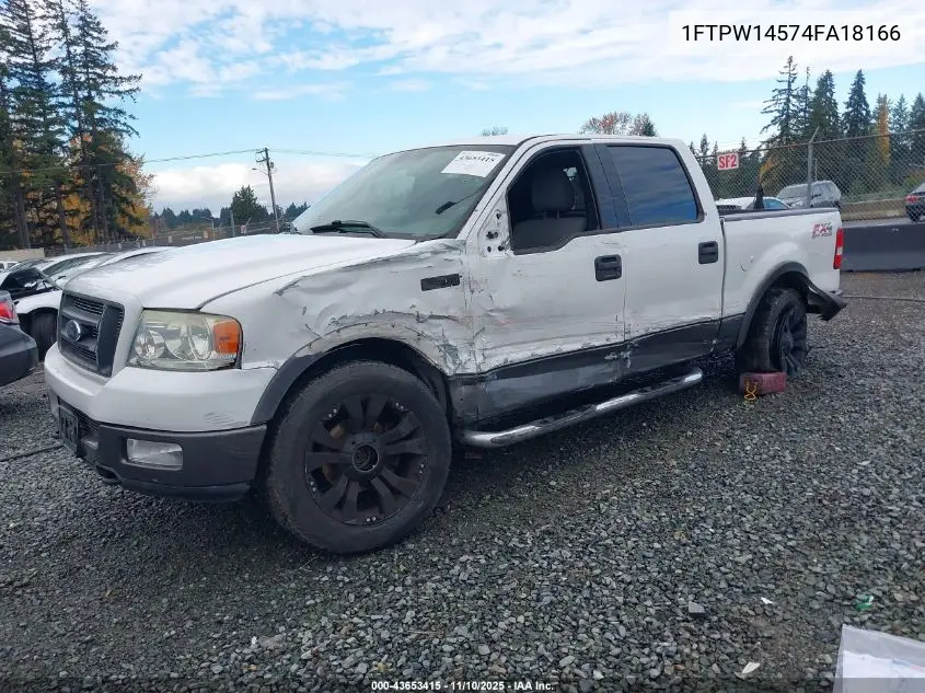 1FTPW14574FA18166 2004 Ford F-150 Fx4/Lariat/Xlt