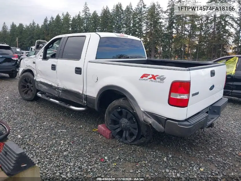 1FTPW14574FA18166 2004 Ford F-150 Fx4/Lariat/Xlt