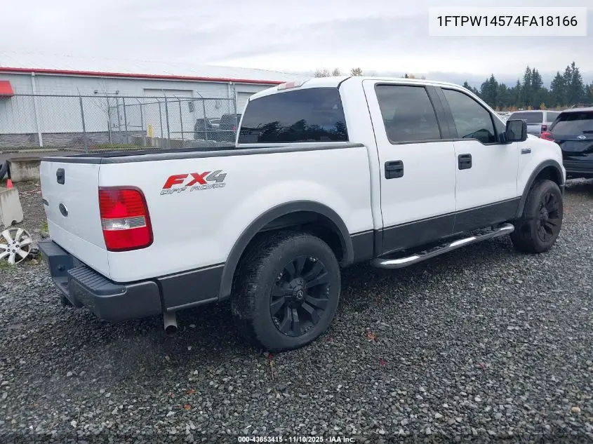 1FTPW14574FA18166 2004 Ford F-150 Fx4/Lariat/Xlt