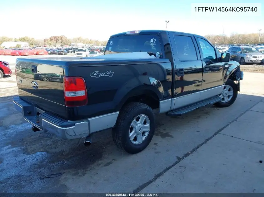 1FTPW14564KC95740 2004 Ford F-150 Fx4/Lariat/Xlt