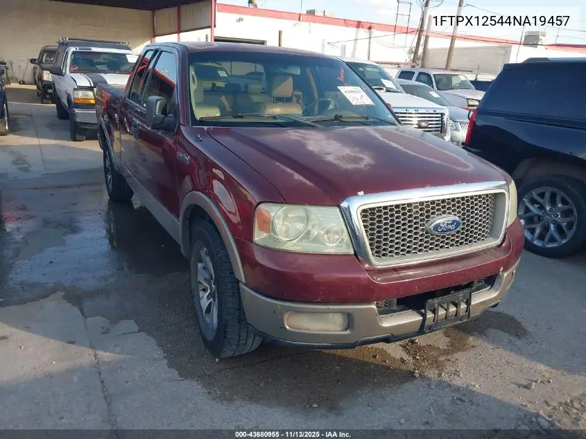 1FTPX12544NA19457 2004 Ford F-150 Lariat/Xl/Xlt