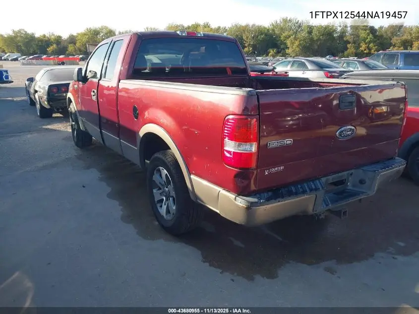 1FTPX12544NA19457 2004 Ford F-150 Lariat/Xl/Xlt