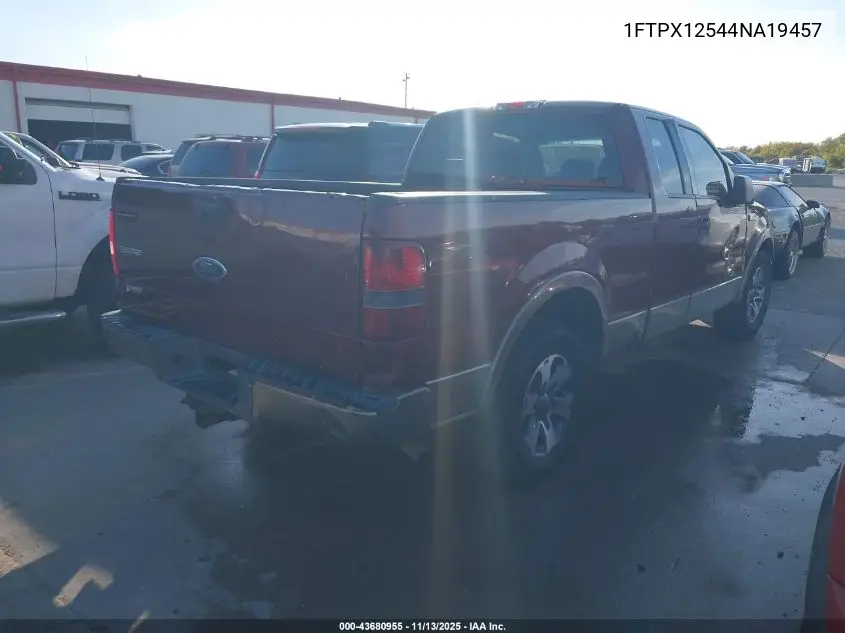 1FTPX12544NA19457 2004 Ford F-150 Lariat/Xl/Xlt
