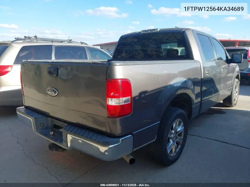 1FTPW12564KA34689 2004 Ford F-150 Lariat/Xlt