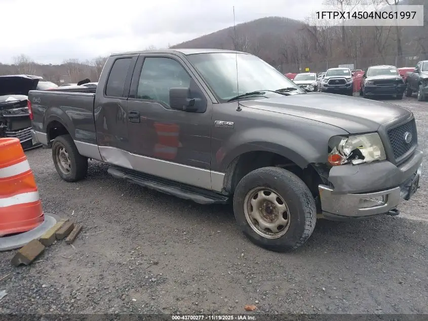 1FTPX14504NC61997 2004 Ford F-150 Fx4/Lariat/Xl/Xlt