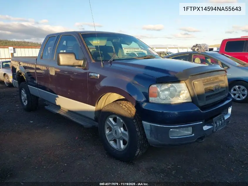 1FTPX14594NA55643 2004 Ford F-150 Fx4/Lariat/Xl/Xlt