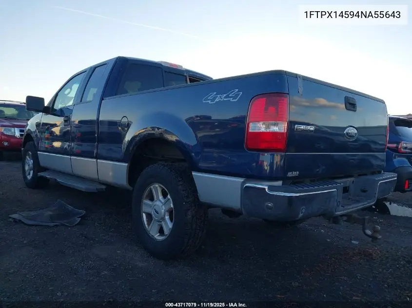 1FTPX14594NA55643 2004 Ford F-150 Fx4/Lariat/Xl/Xlt