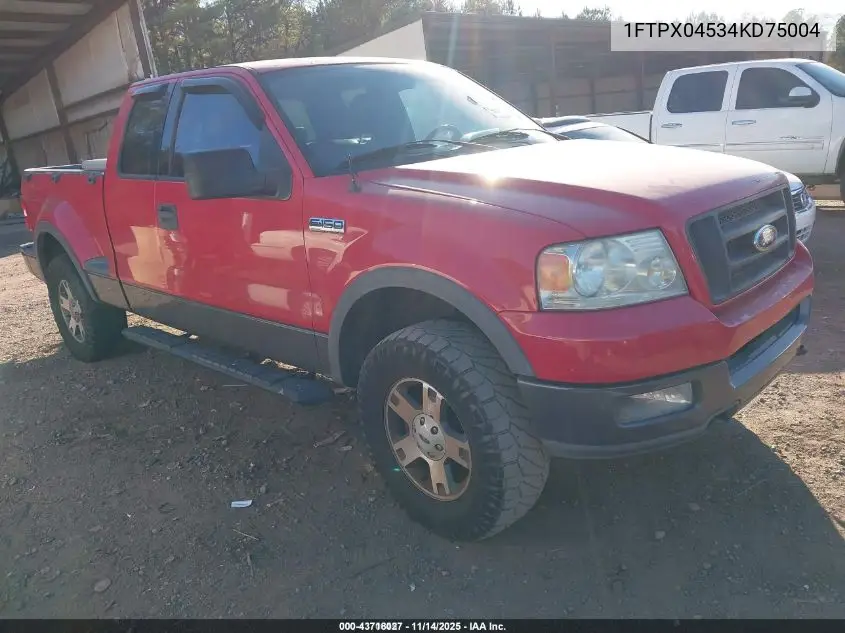 1FTPX04534KD75004 2004 Ford F-150 Fx4/Xlt