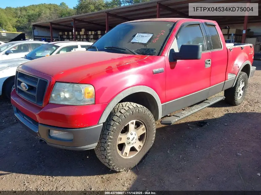 1FTPX04534KD75004 2004 Ford F-150 Fx4/Xlt