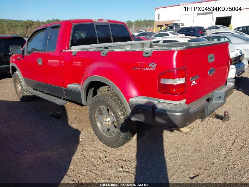 1FTPX04534KD75004 2004 Ford F-150 Fx4/Xlt