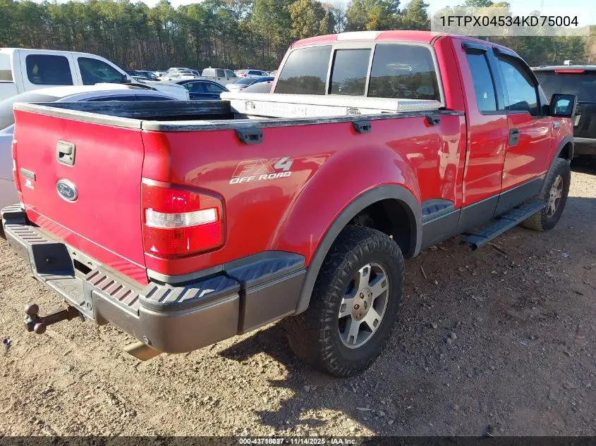 1FTPX04534KD75004 2004 Ford F-150 Fx4/Xlt