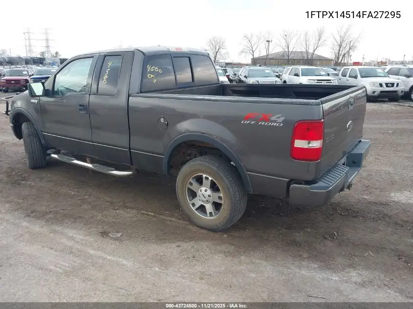1FTPX14514FA27295 2004 Ford F-150 Fx4/Lariat/Xl/Xlt