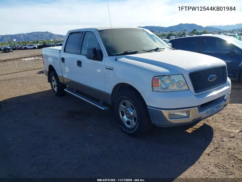 1FTPW12544KB01984 2004 Ford F-150 Lariat/Xlt