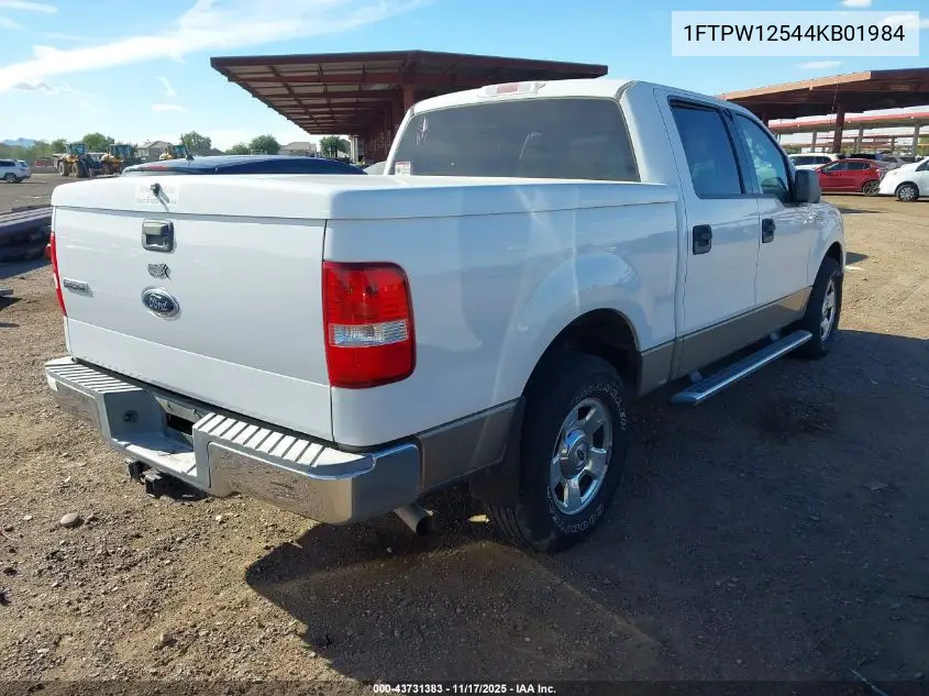 1FTPW12544KB01984 2004 Ford F-150 Lariat/Xlt