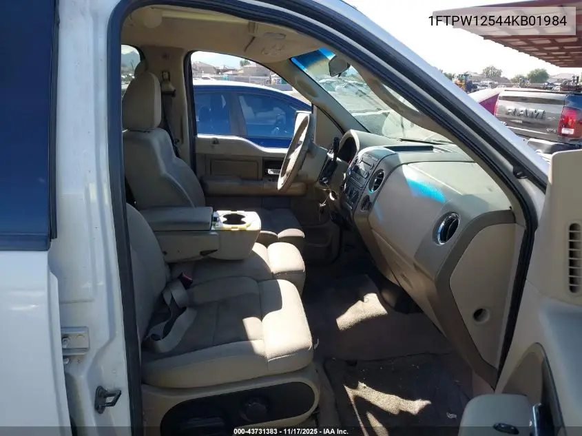 1FTPW12544KB01984 2004 Ford F-150 Lariat/Xlt