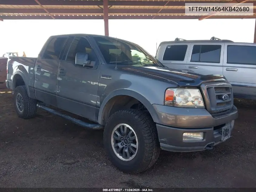 1FTPW14564KB42680 2004 Ford F-150 Fx4/Lariat/Xlt