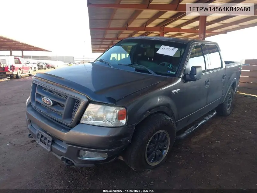 1FTPW14564KB42680 2004 Ford F-150 Fx4/Lariat/Xlt