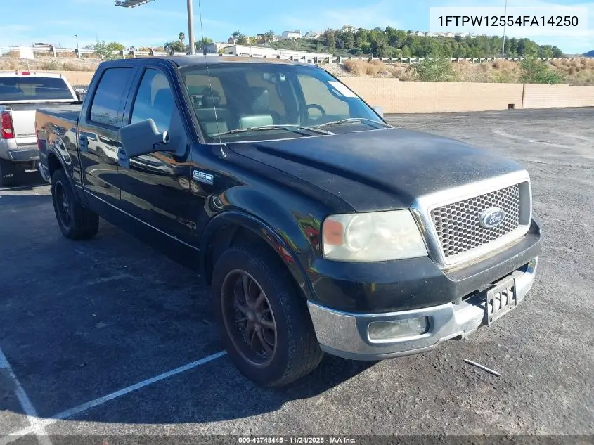 1FTPW12554FA14250 2004 Ford F-150 Lariat/Xlt